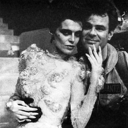 Slavitza Jovan with her co-actor from Ghostbusters, Dan Aykroyd.